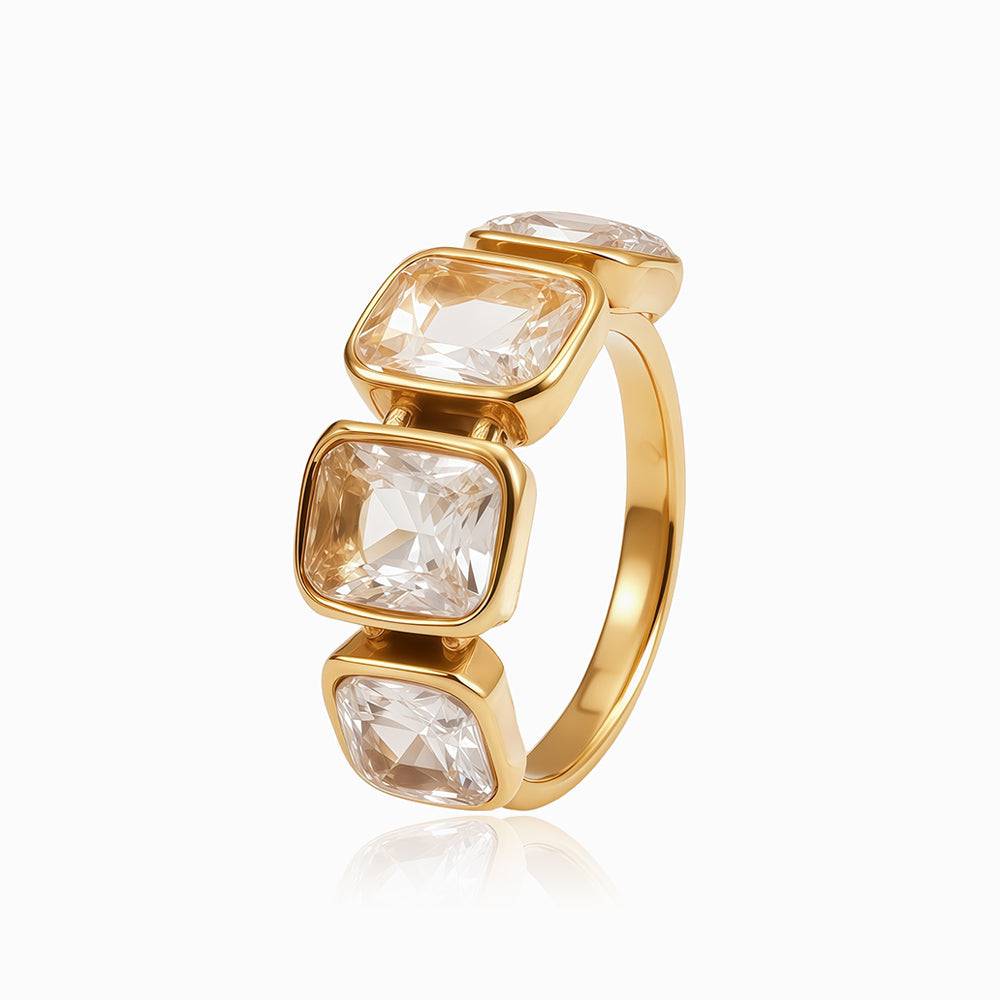 Anel Geométrico 18mm JZ1593 - Aço Inox