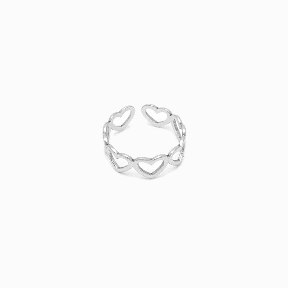 Anel Ajustável JZ1153 - Aço Inox Prateado