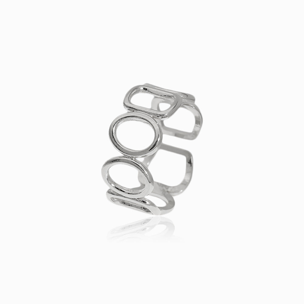 Anel Ajustável JZ1156 - Aço Inox Prateado
