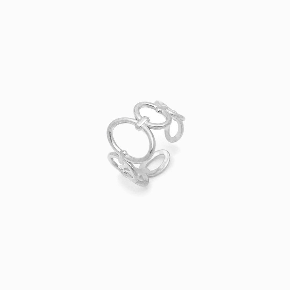 Anel Ajustável JZ1161 - Aço Inox Prateado