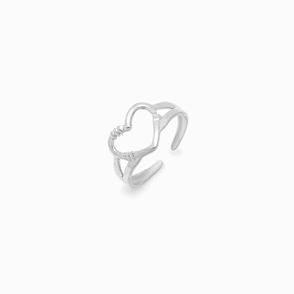 Anel Ajustável JZ1164 - Aço Inox Prateado