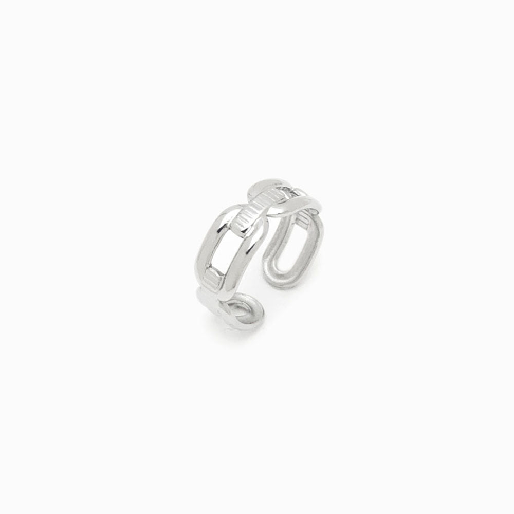 Anel Ajustável JZ1035 - Aço Inox Prateado