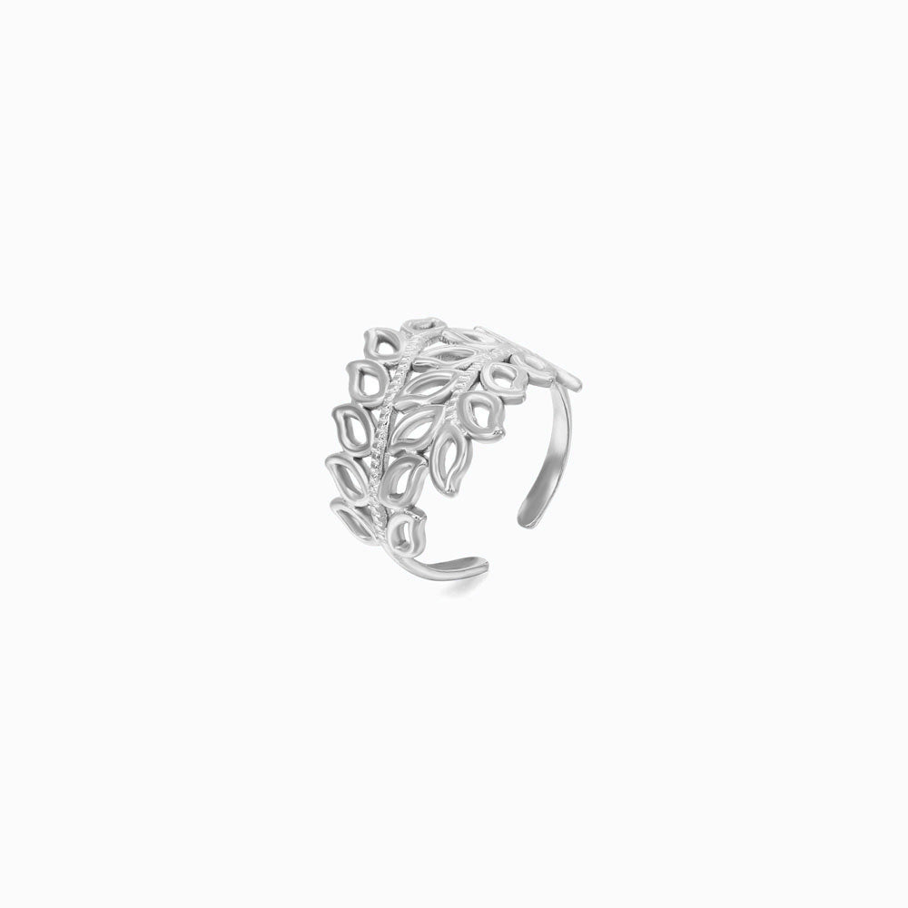 Anel Ajustável JZ1048 - Aço Inox Prateado