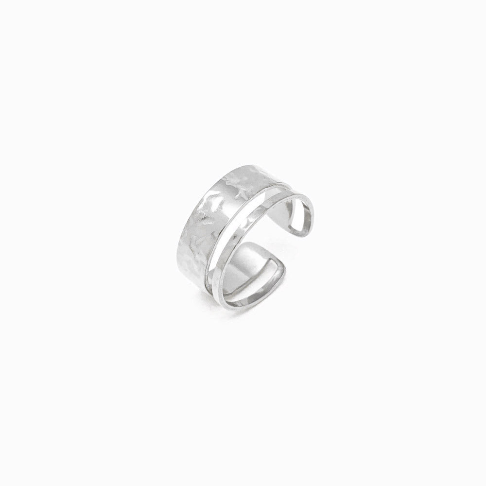 Anel Ajustável JZ1093 - Aço Inox Prateado