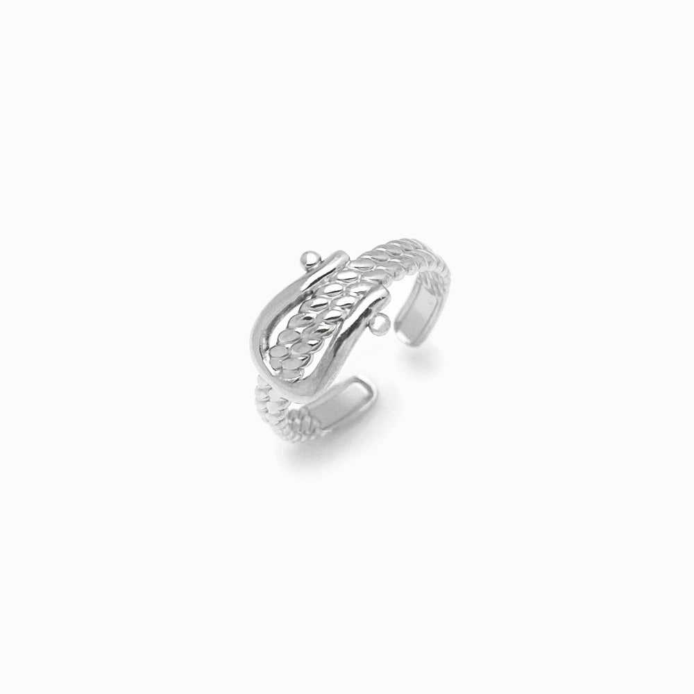 Anel Ajustável JZ1190 - Aço Inox Prateado
