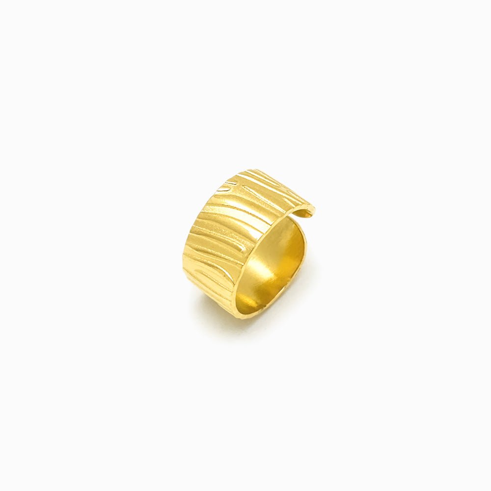 Anel Ajustável JZ1191 - Aço Inox Dourado