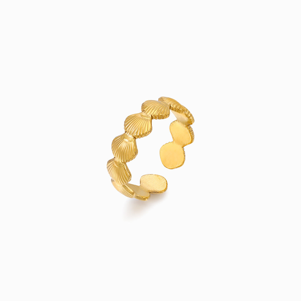 Anel Ajustável JZ1070 - Aço Inox Dourado
