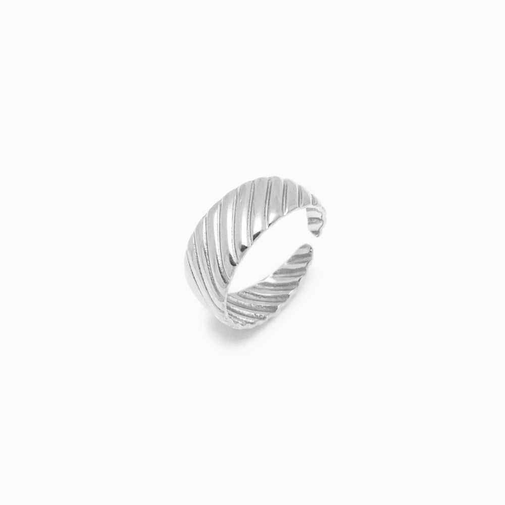 Anel Ajustável JZ1018 - Aço Inox Prateado