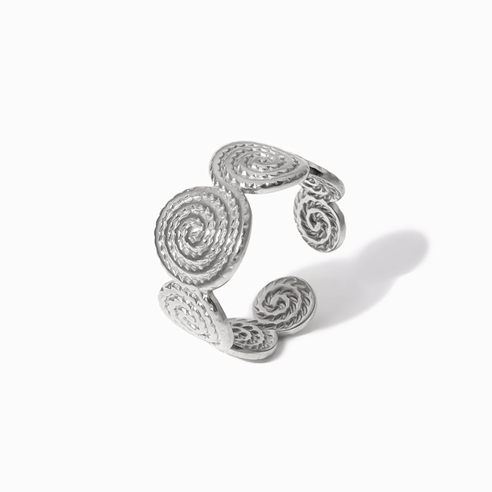 Anel Ajustável JZ1202 - Aço Inox Prateado