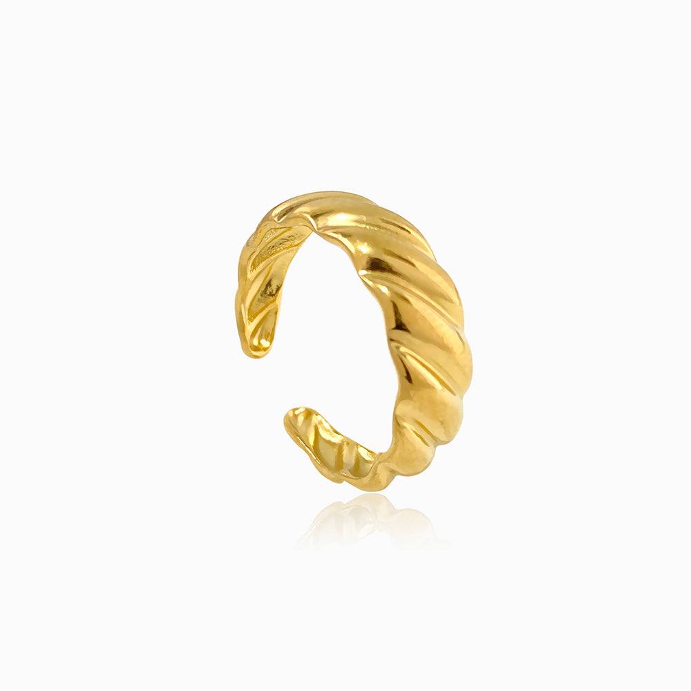Anel Ajustável JZ1264 - Aço Inox Dourado