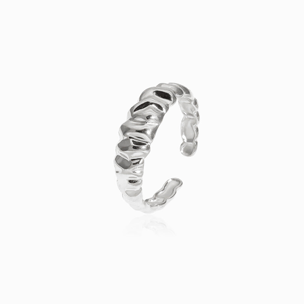 Anel Ajustável JZ1271 - Aço Inox Prateado
