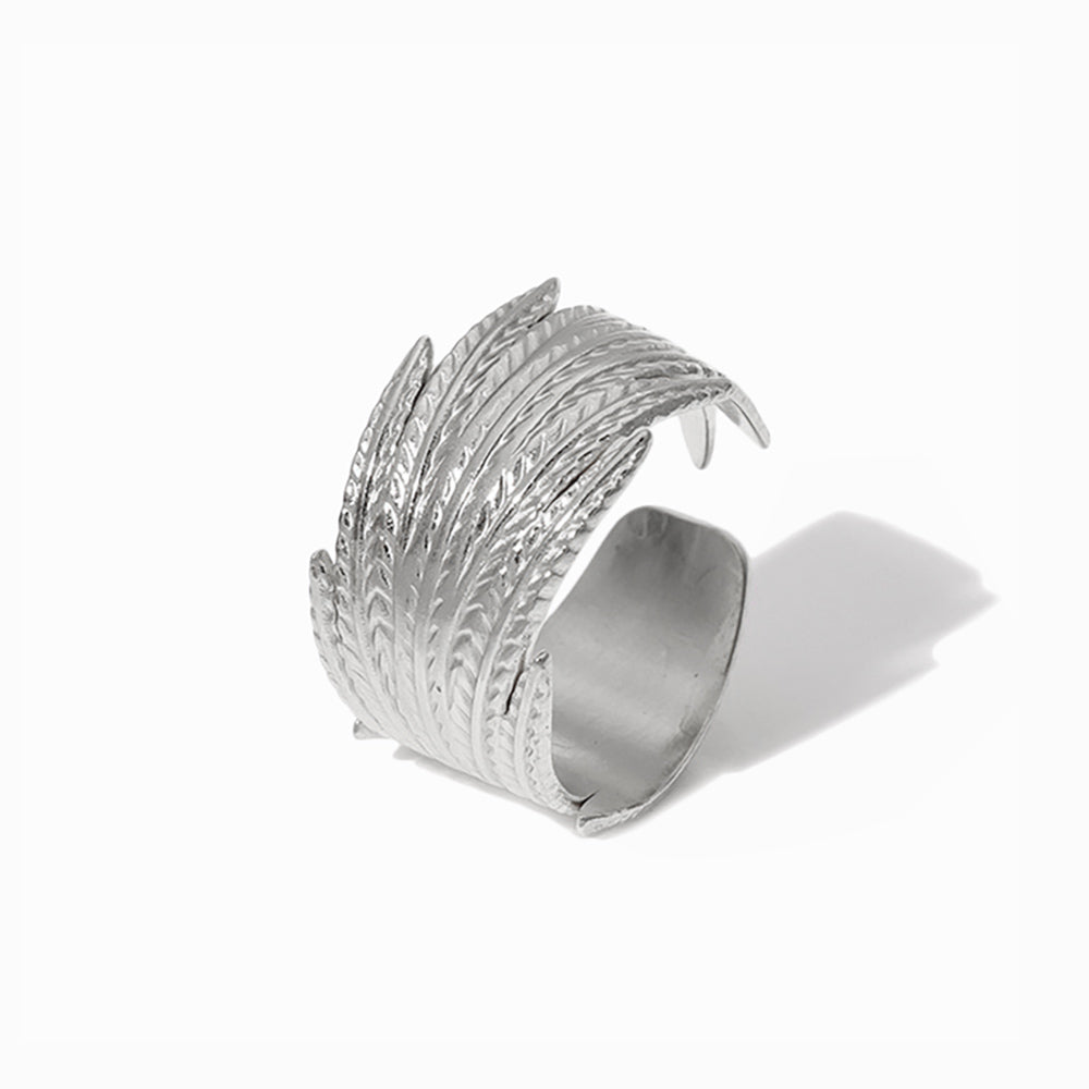 Anel Ajustável JZ1282 - Aço Inox Prateado