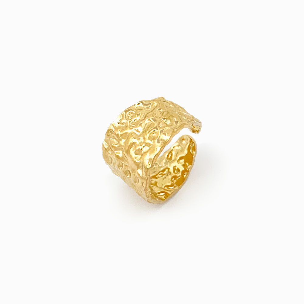 Anel Ajustável JZ1285 - Aço Inox Dourado