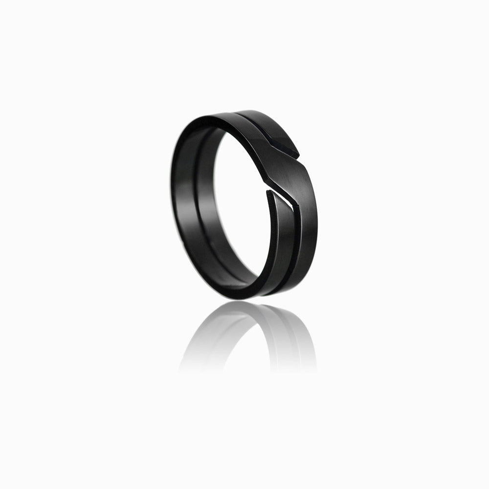 Anel Masculino - Aço Inox Preto
