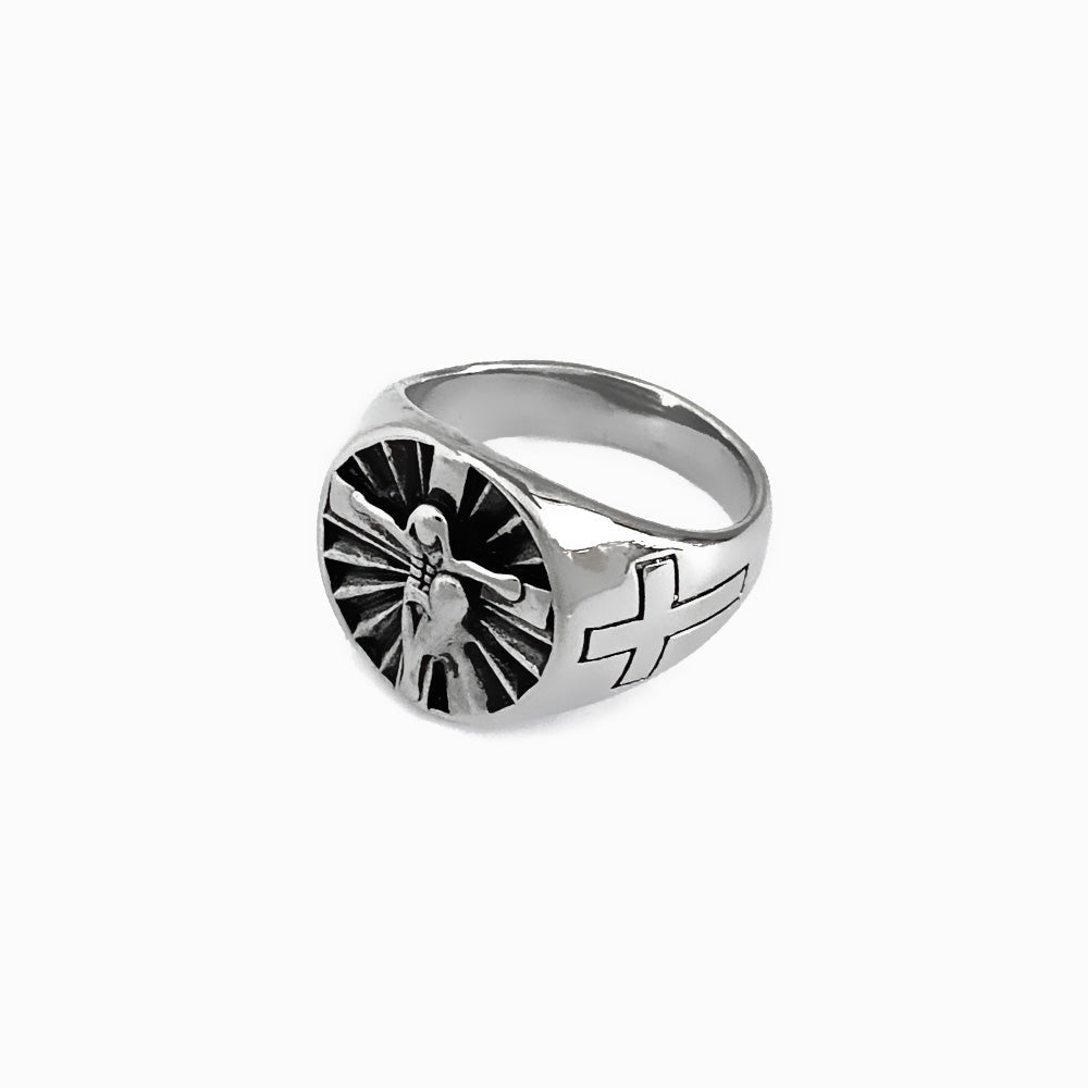 Anel Homem 21mm JZ5011 - Aço Inox
