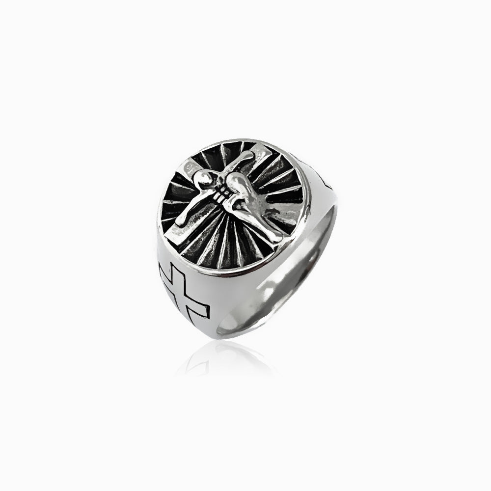 Anel Homem 21mm JZ5011 - Aço Inox