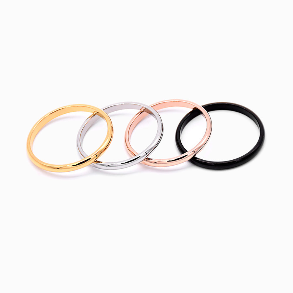 Anel Clássico 18.1mm JZ1178 - Aço Inox