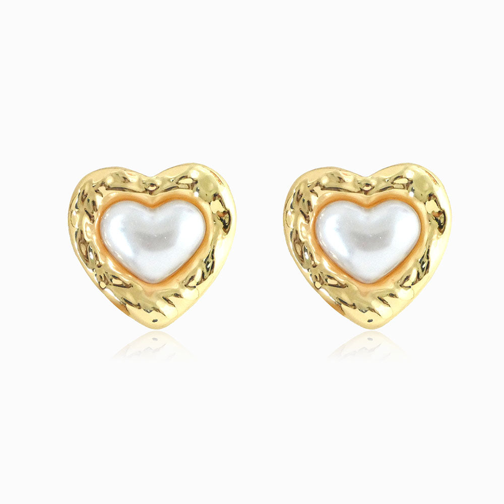 Brincos Coração 23x23mm BR1344 - Aço Inox