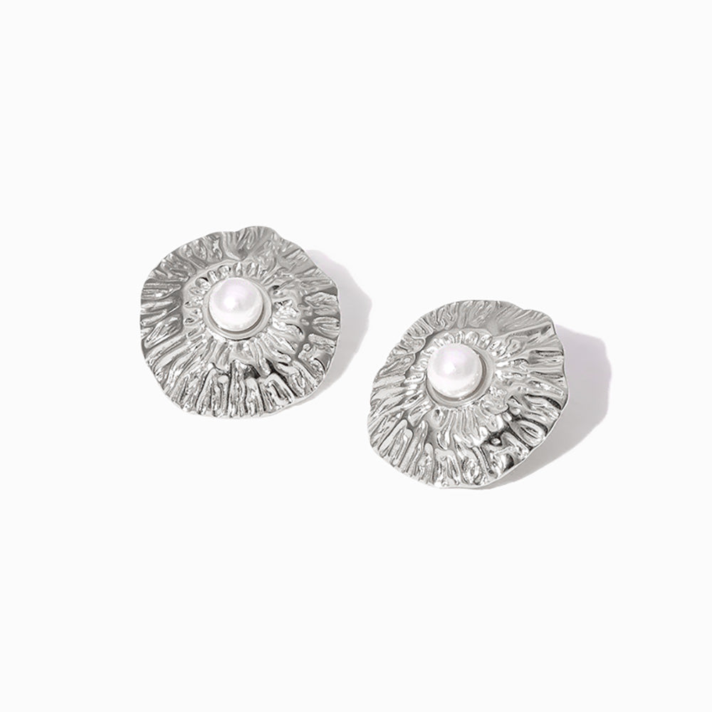Brincos Geométricos 23mm BR1423 - Aço Inox Prateado
