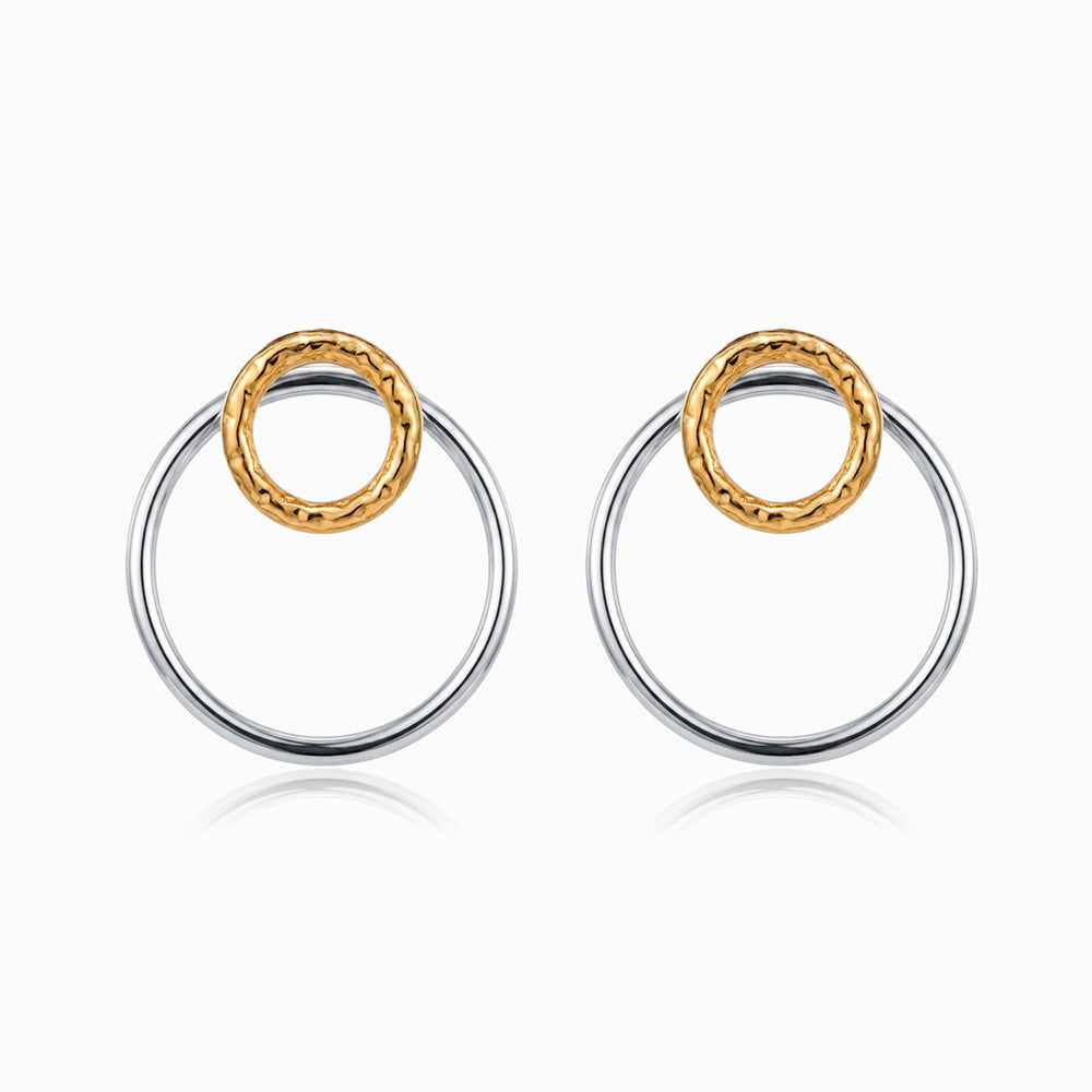 Geometric Earrings 32x30mm BR1591 - Stainless Steel