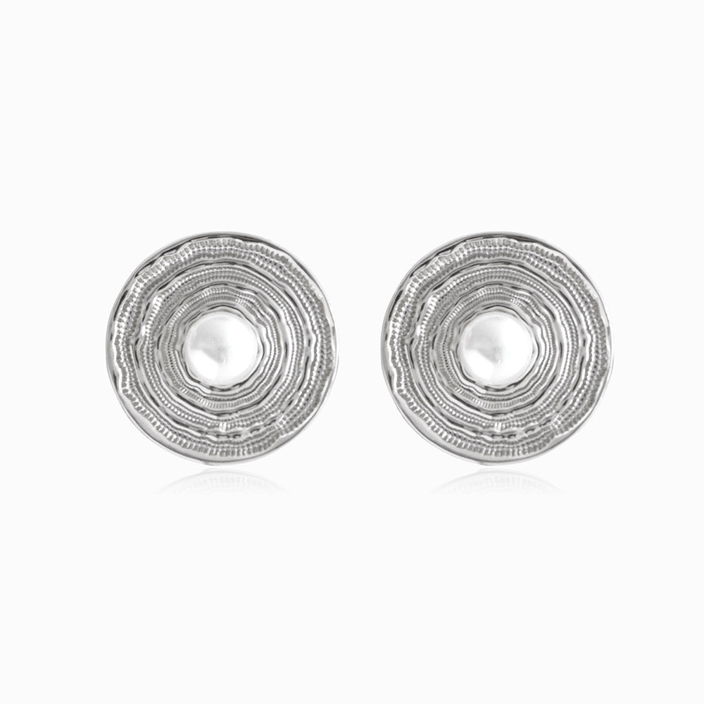 Brincos Geométricos 32mm BR3038 - Aço Inox Prateado