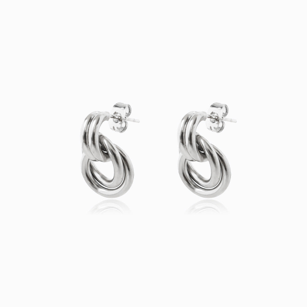 Brincos de Argola 18x13mm BR3061 - Aço Inox Prateado