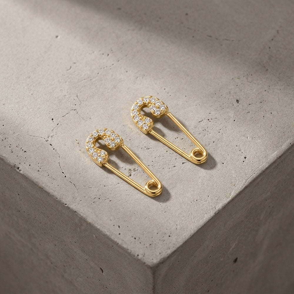 Brincos Alfinete com Brilhantes BR1784D-MBE025 - Aço Inox_scene