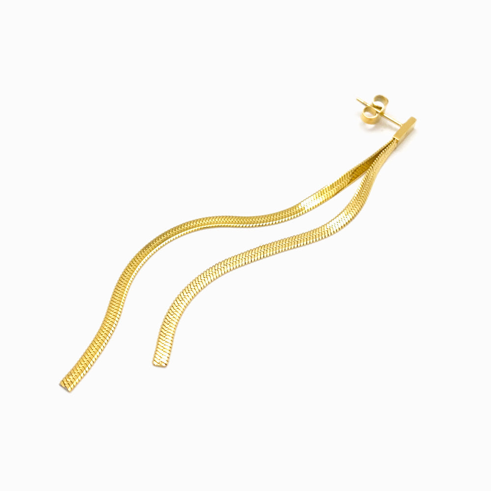 Brincos Fashion BR3000 - Aço Inox Dourado