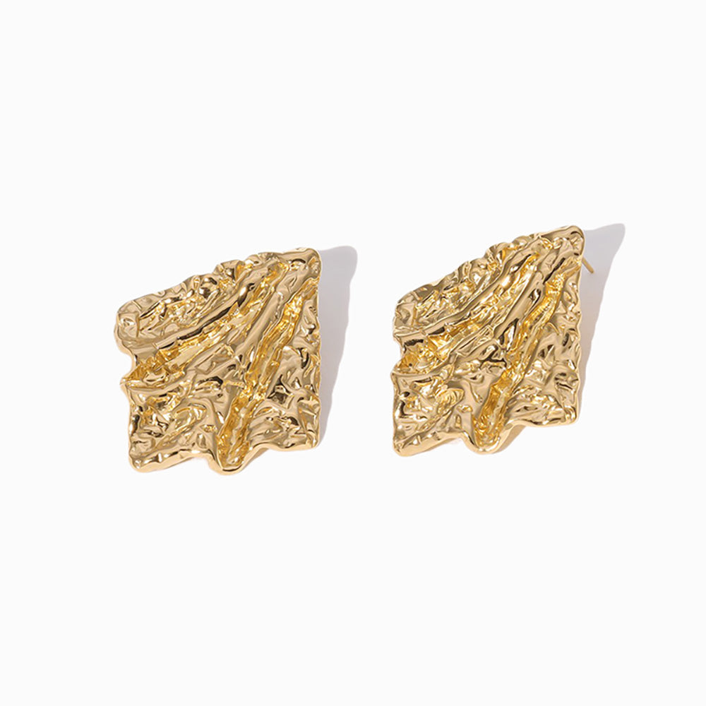 Brincos Geométricos 37x31mm BR1629 - Aço Inox