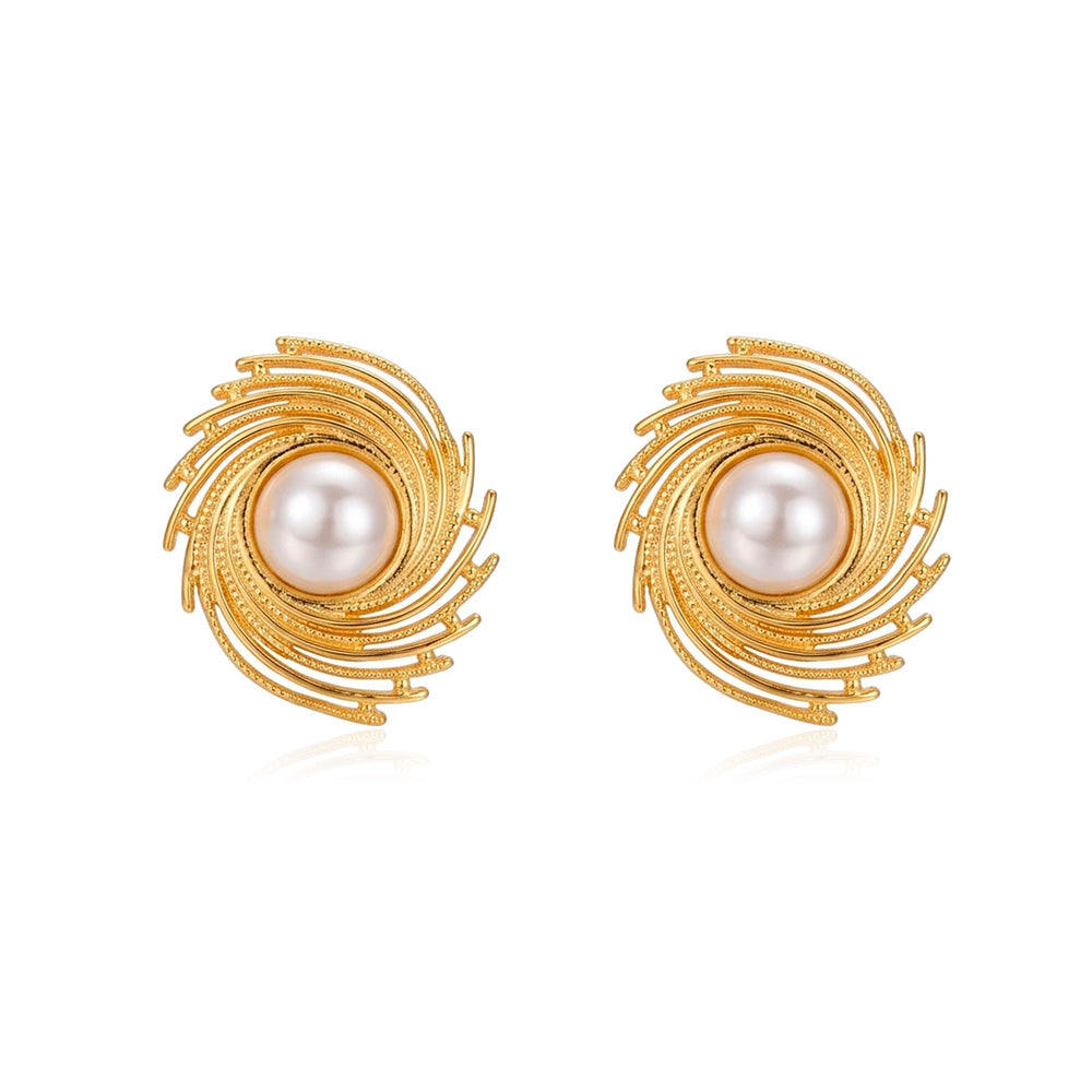 Sun Earrings 33x26mm BR1345 - Stainless Steel
