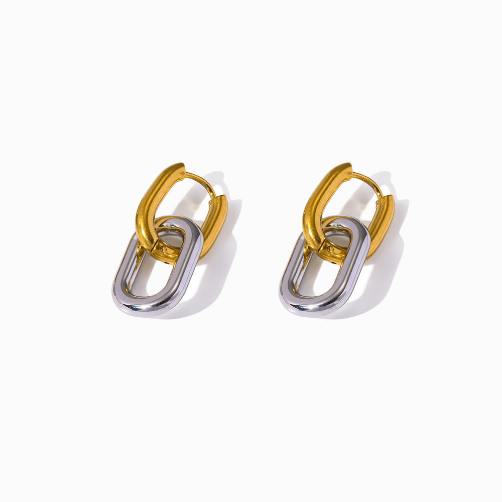 Brincos de Argola BR1865P-LQR095 - Aço Inox