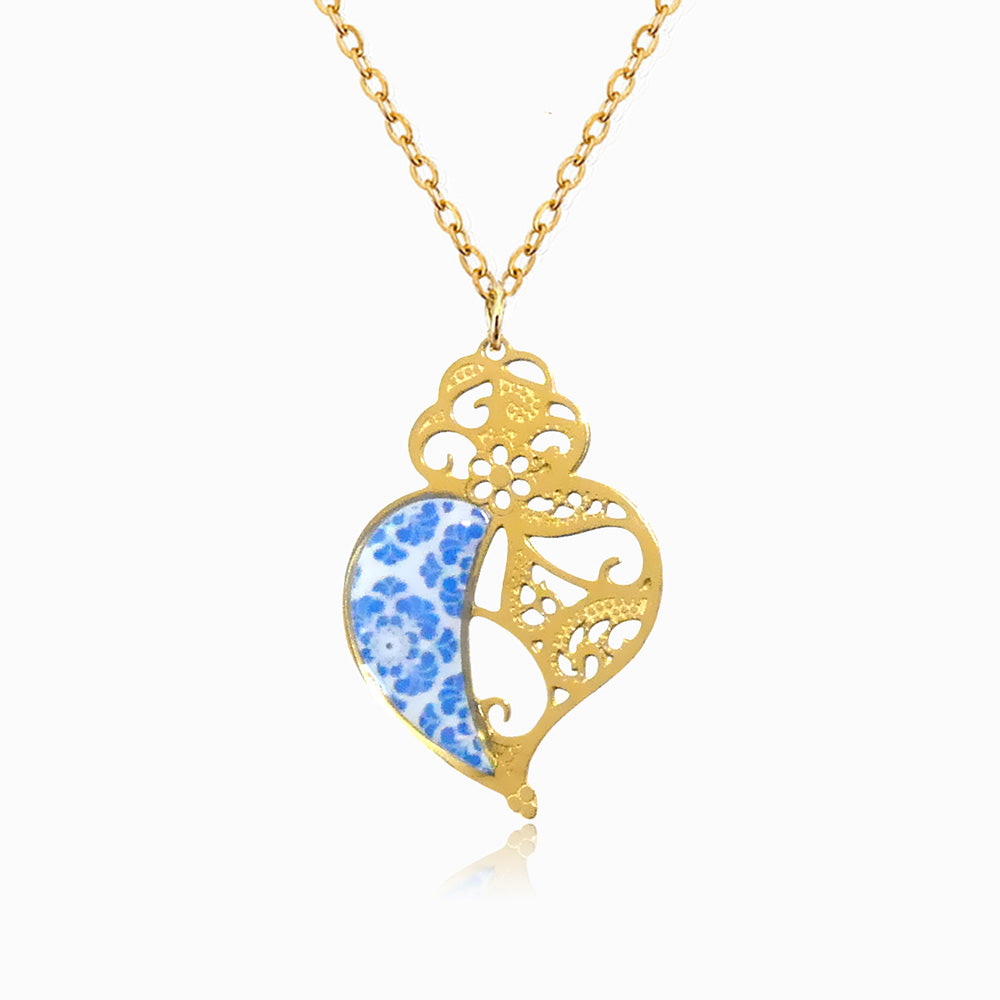 COLAR CORAÇÃO DE VIANA CL1842D