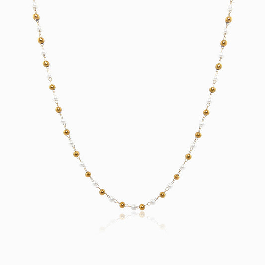 Colar com Pérolas CL1886 - Aço Inox