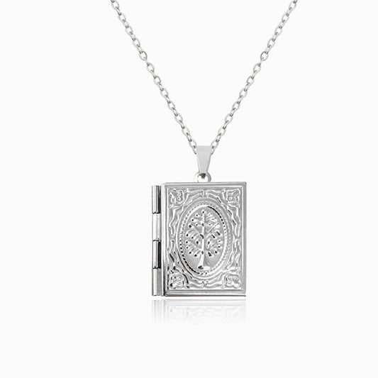 Colar com Porta-foto CL1586 - Aço Inox