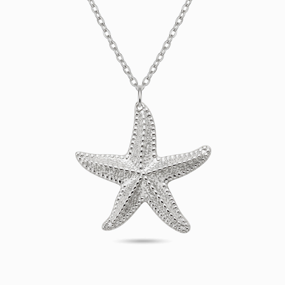 Collier Étoile de Mer CL0308 - Acier Inoxydable