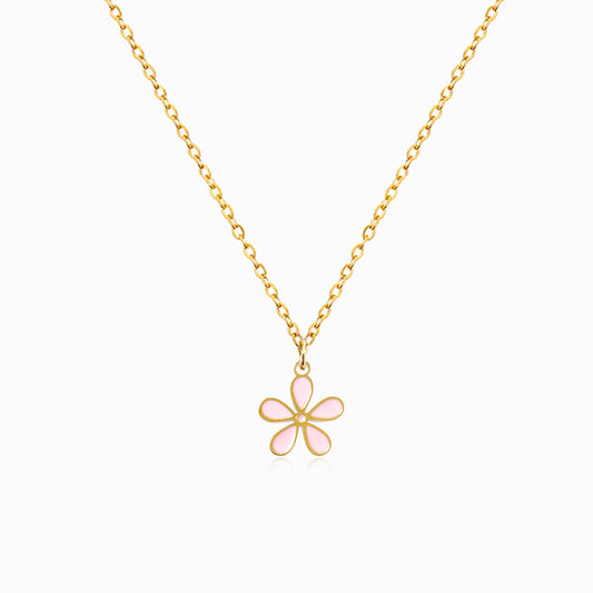 Colar Flor CL1798 - Aço Inox