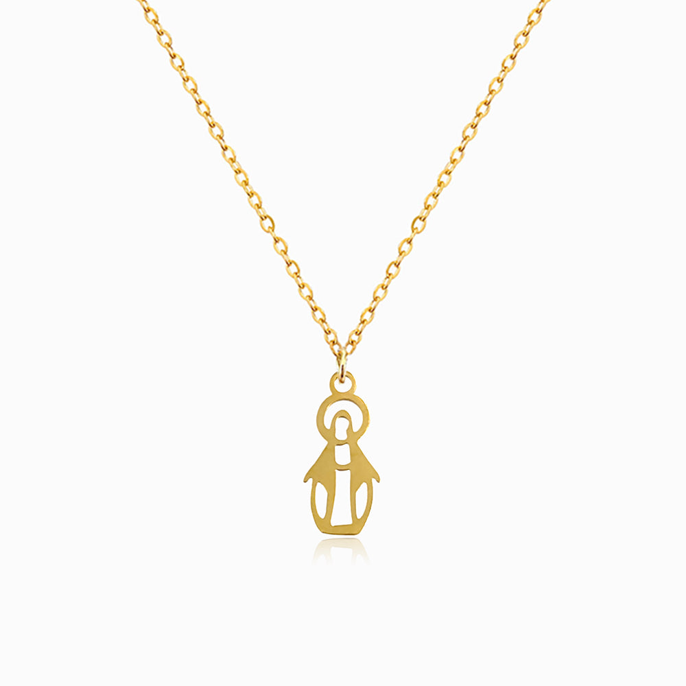 Colar Nossa Senhora CL0012 - Aço Inox