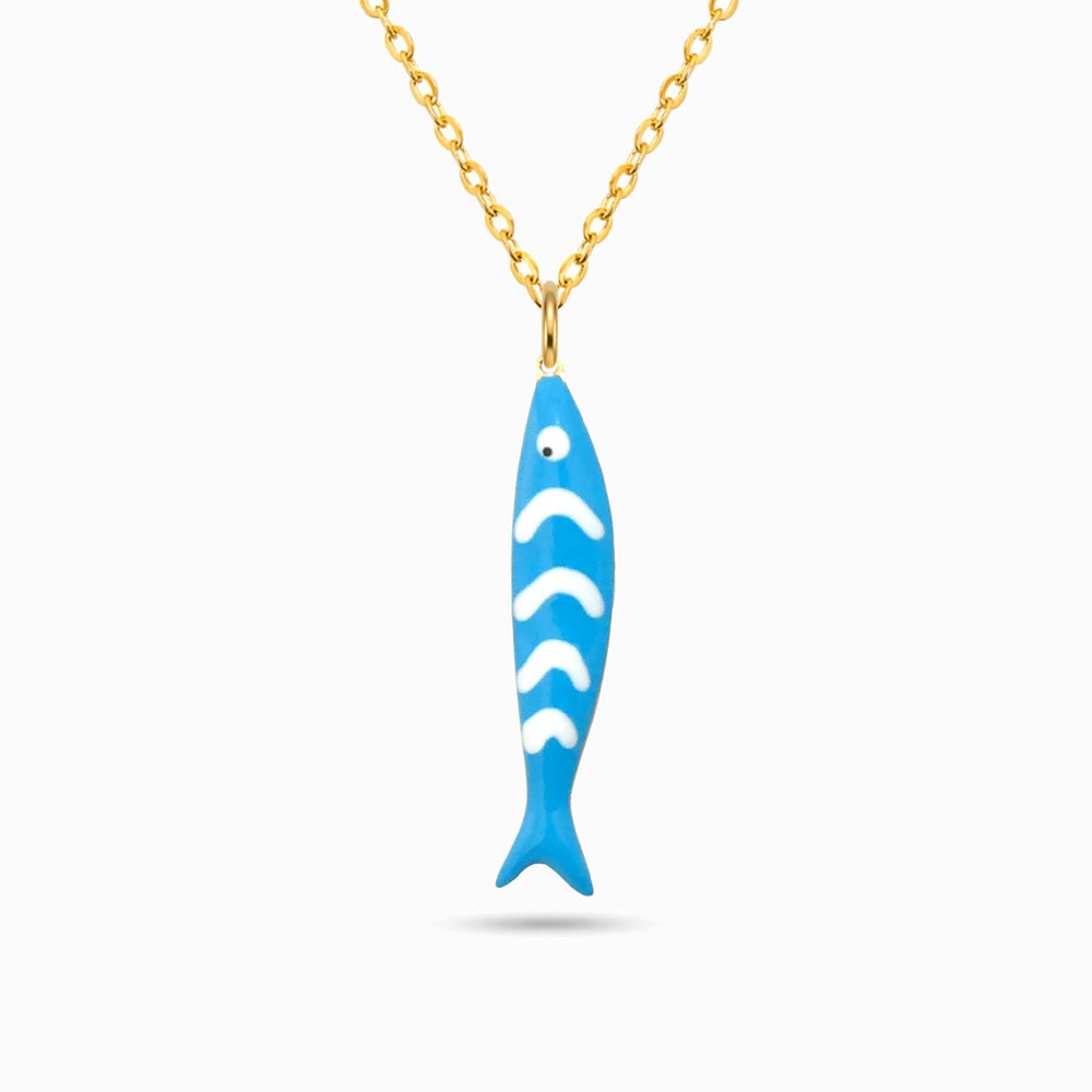 Collier Sardine CL0244 - Acier Inoxydable