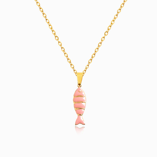 Colar com Sardinha CL1815 - Aço Inox