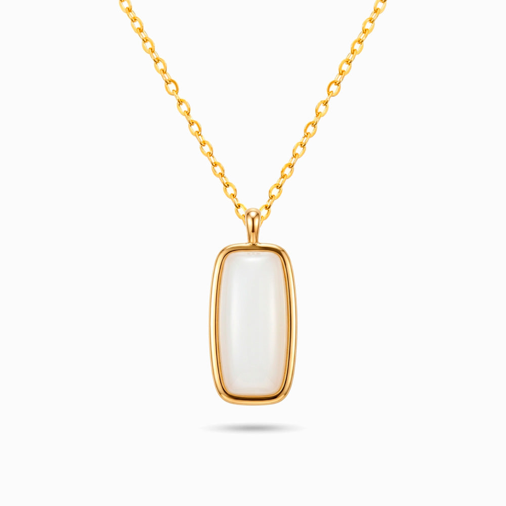 Collar Vintage CL0233 - Acero Inoxidable con Resina