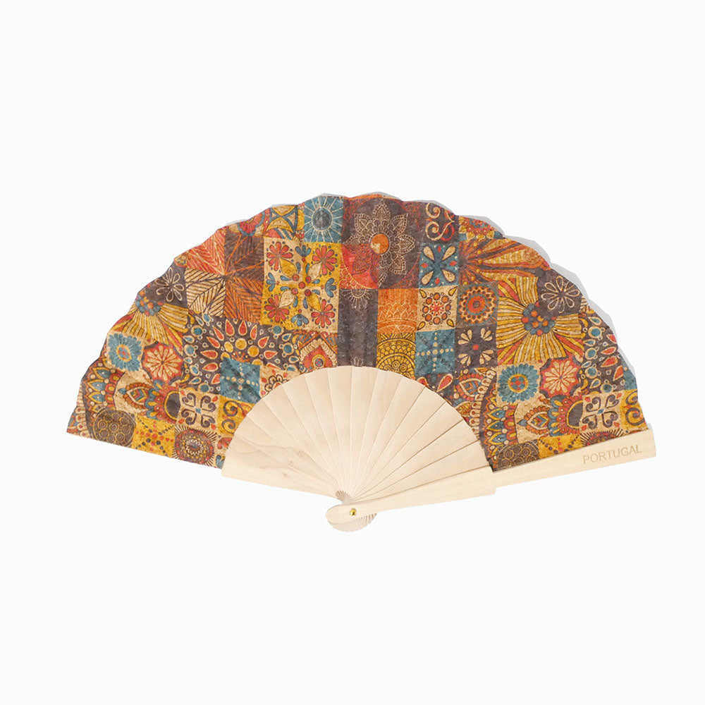 Conjunto 6un Mix Leque de Cortiça Estampado ZG9003