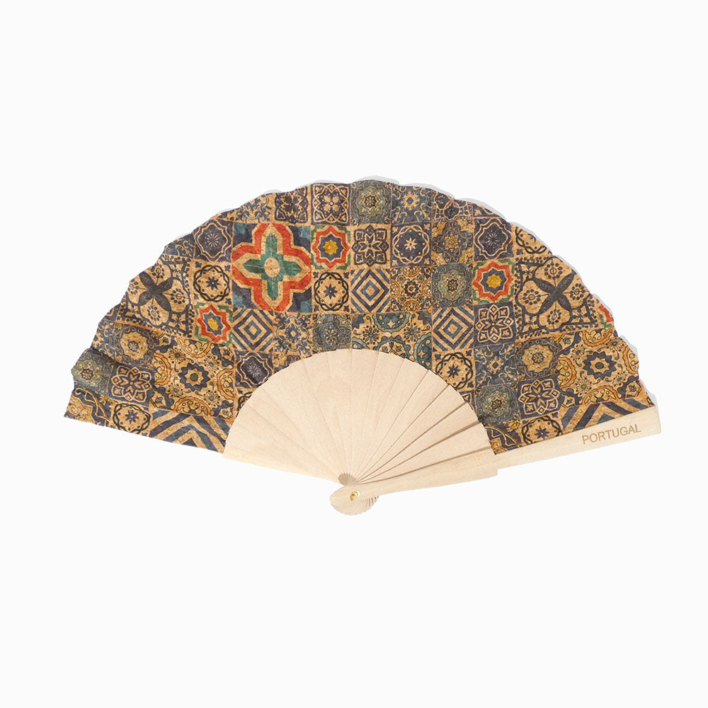 Conjunto 6un Mix Leque de Cortiça Estampado ZG9003