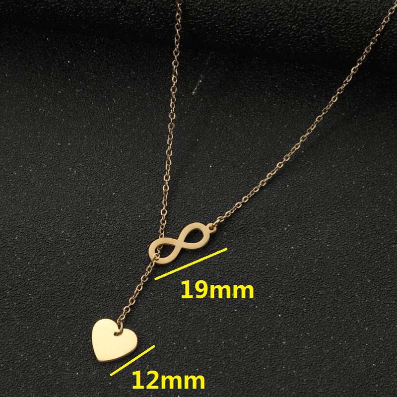 Heart Necklace CL1008 - Stainless Steel