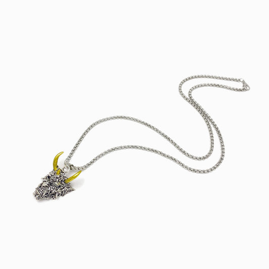 Colar Homem com Hannya Máscara Japonês