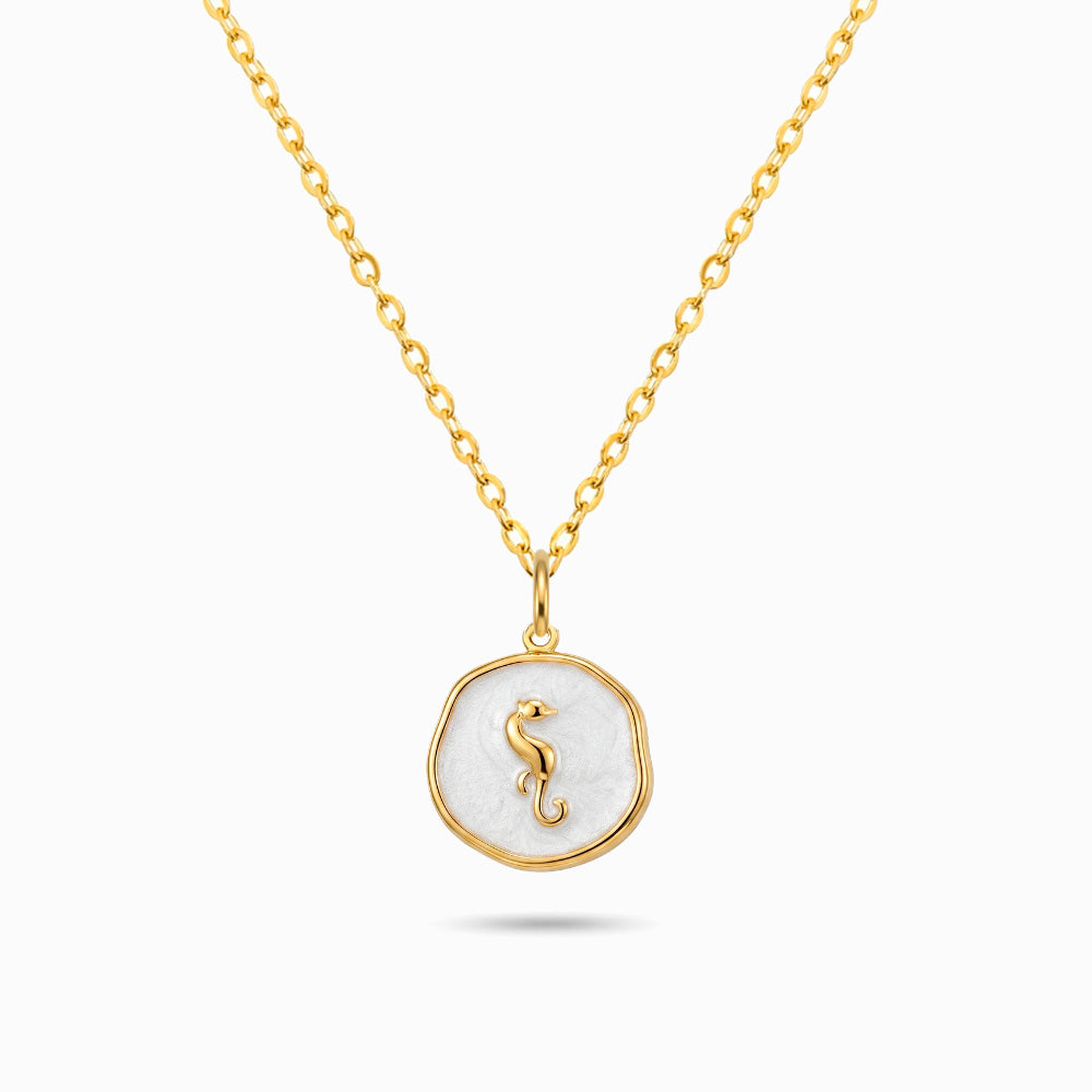 Seahorse Necklace CL0268 - Stainless Steel