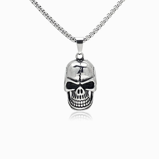 Colar Crânio CL5029 - Aço Inox