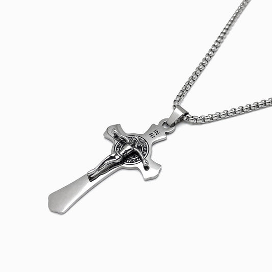 Colar Crucifixo CL5035 - Aço Inox