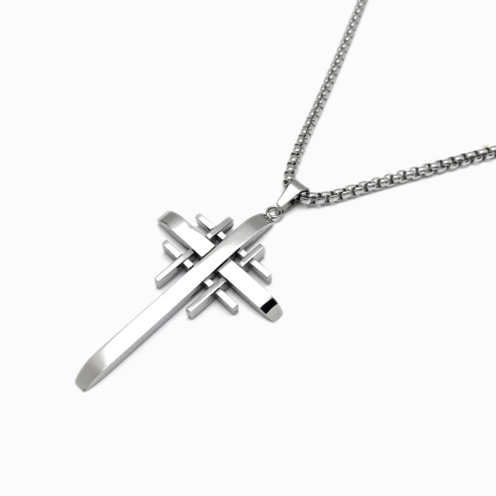 Colar Crucifixo CL5037 - Aço Inox