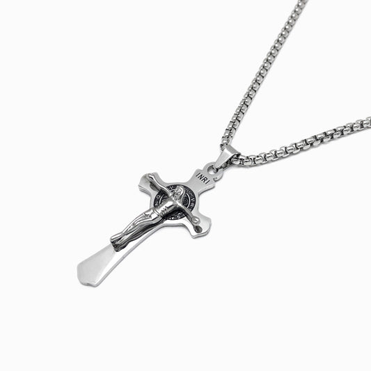 Colar Crucifixo CL5038 - Aço Inox