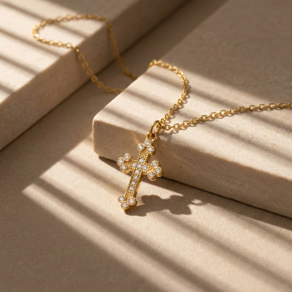 Collier Croix CL0361 - Acier Inoxydable